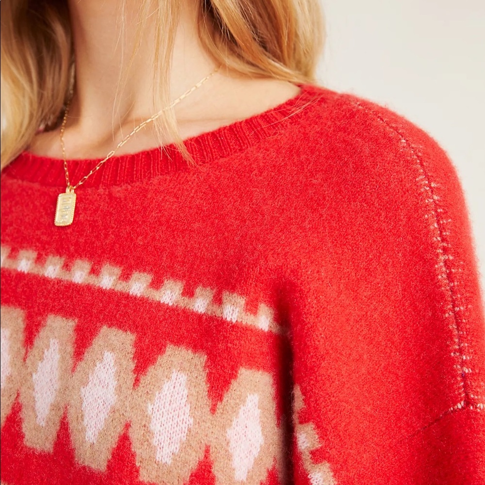 NWOT Anthropologie Tinsley Cashmere Pullover Sweater Size XS Z265-17 - Picture 4 of 6